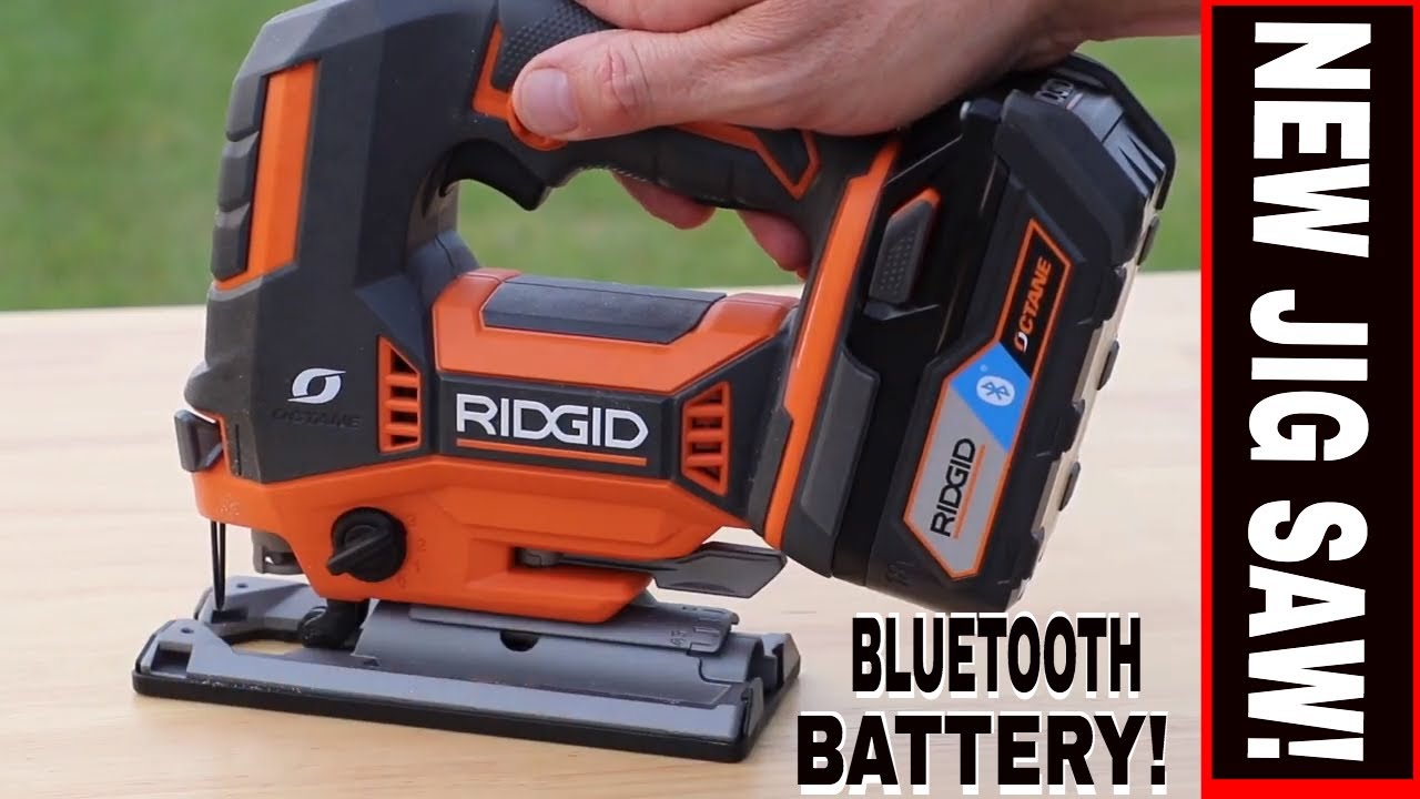 RIDGID OCTANE 18V BRUSHLESS JIGSAW- AMAZING POWER!  BLUETOOTH BATTERY!