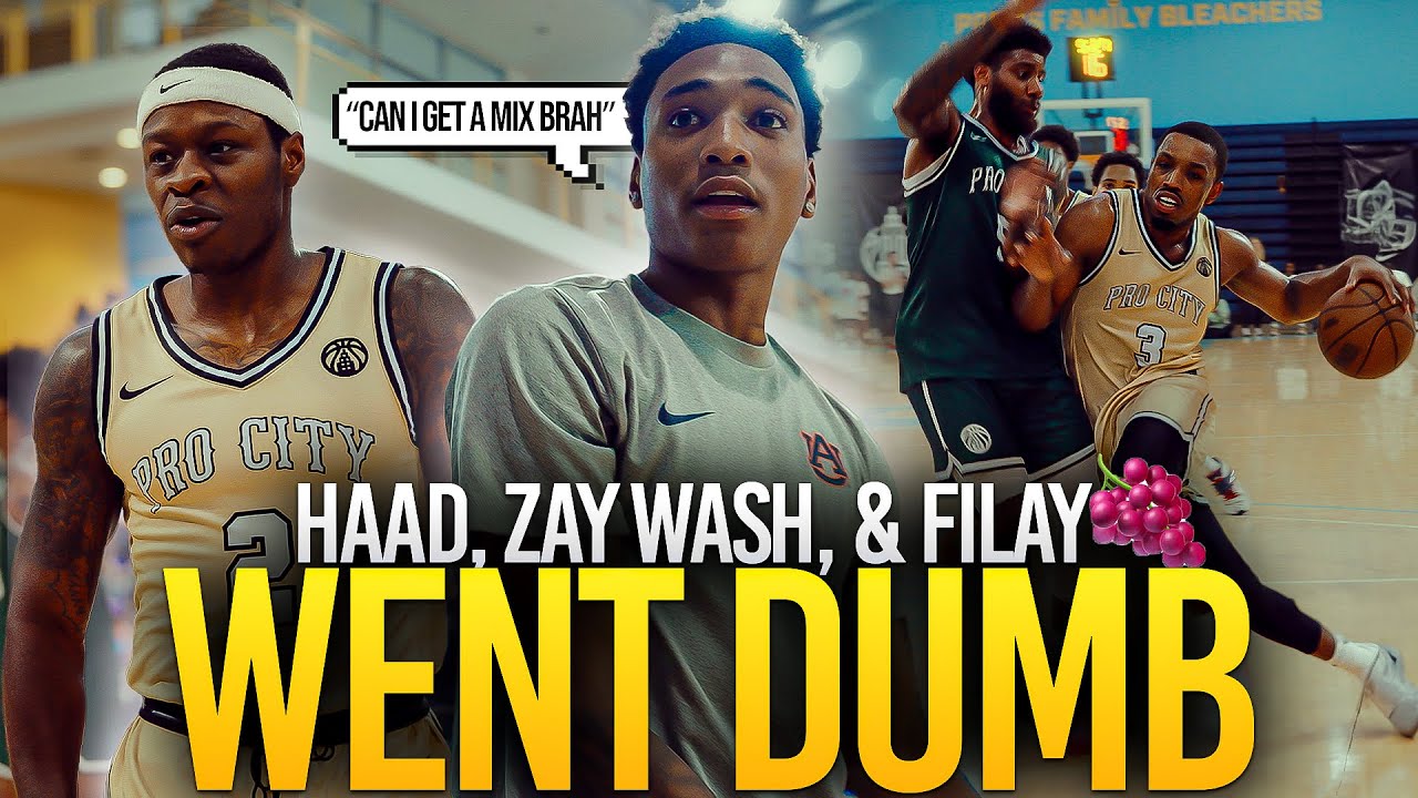 HAAD WENT KU W/ JellyFam 🍇🔥 SHIFTY A** Trio VS NBA Guards