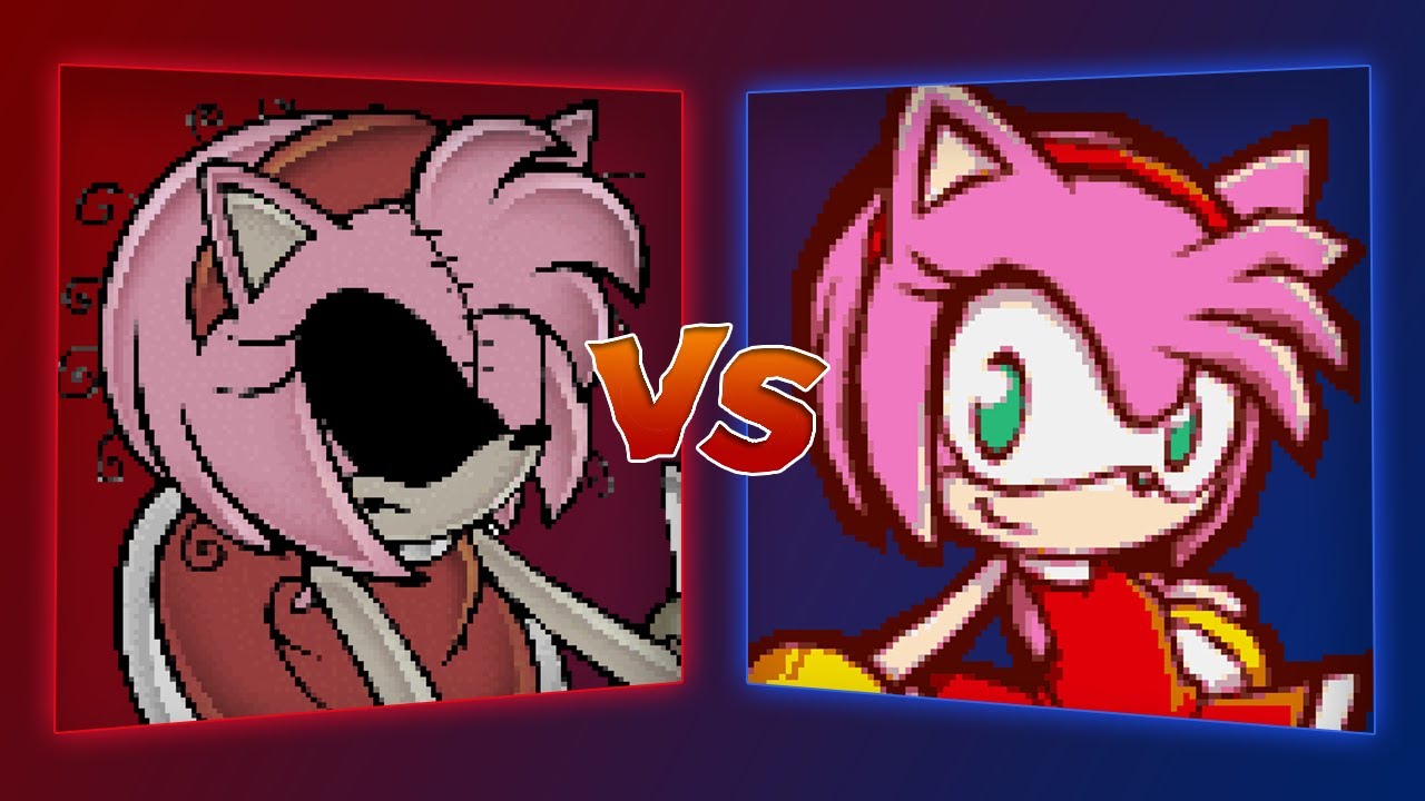 MUGEN Battle - Amy.EXE vs Amy Rose
