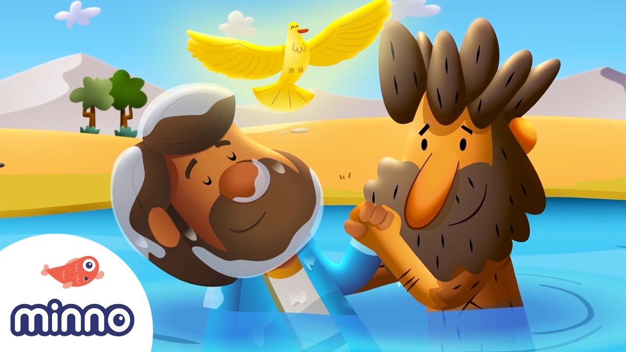 La Historia del Bautismo de Jesús - Historias Bíblicas para Niños