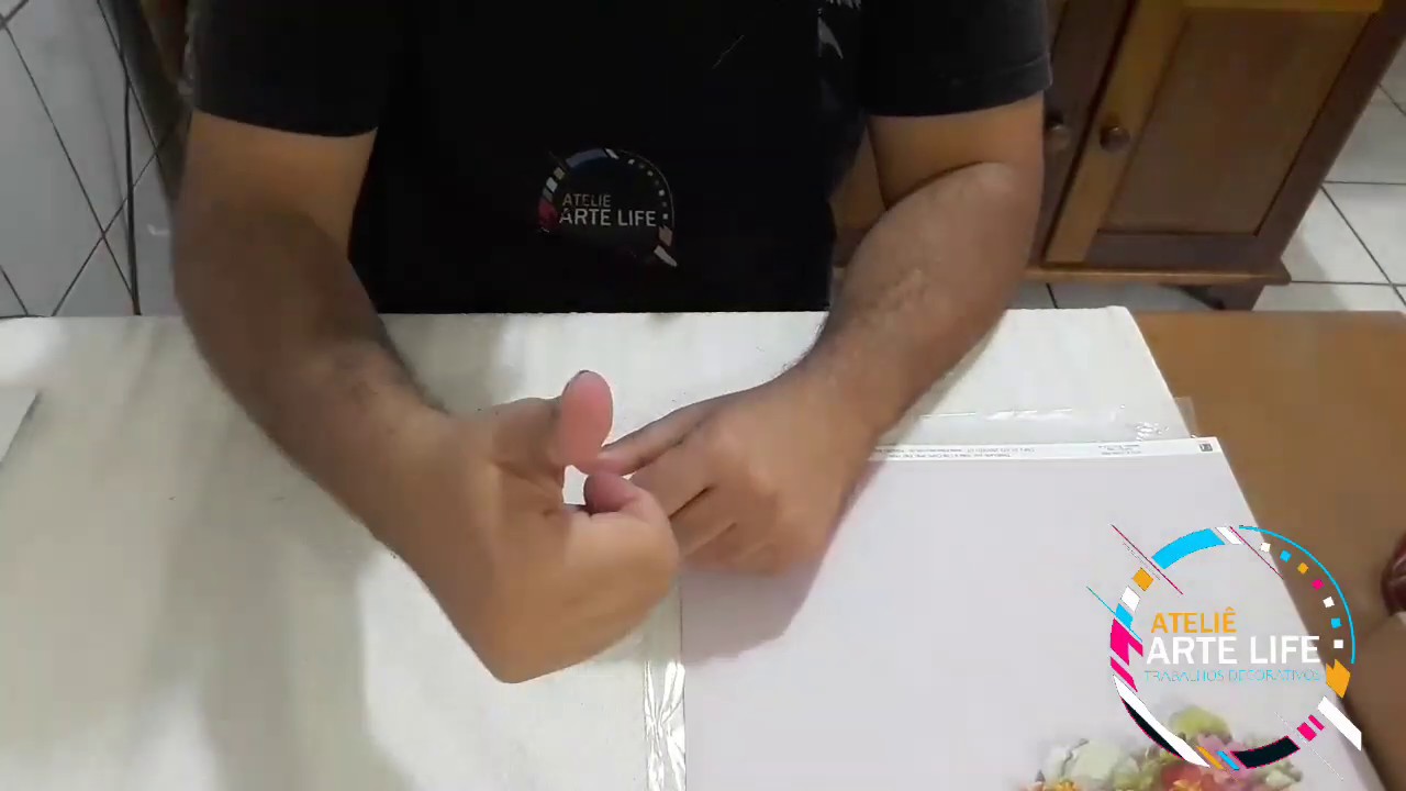 Papel pra Decoupage Como Aplicar