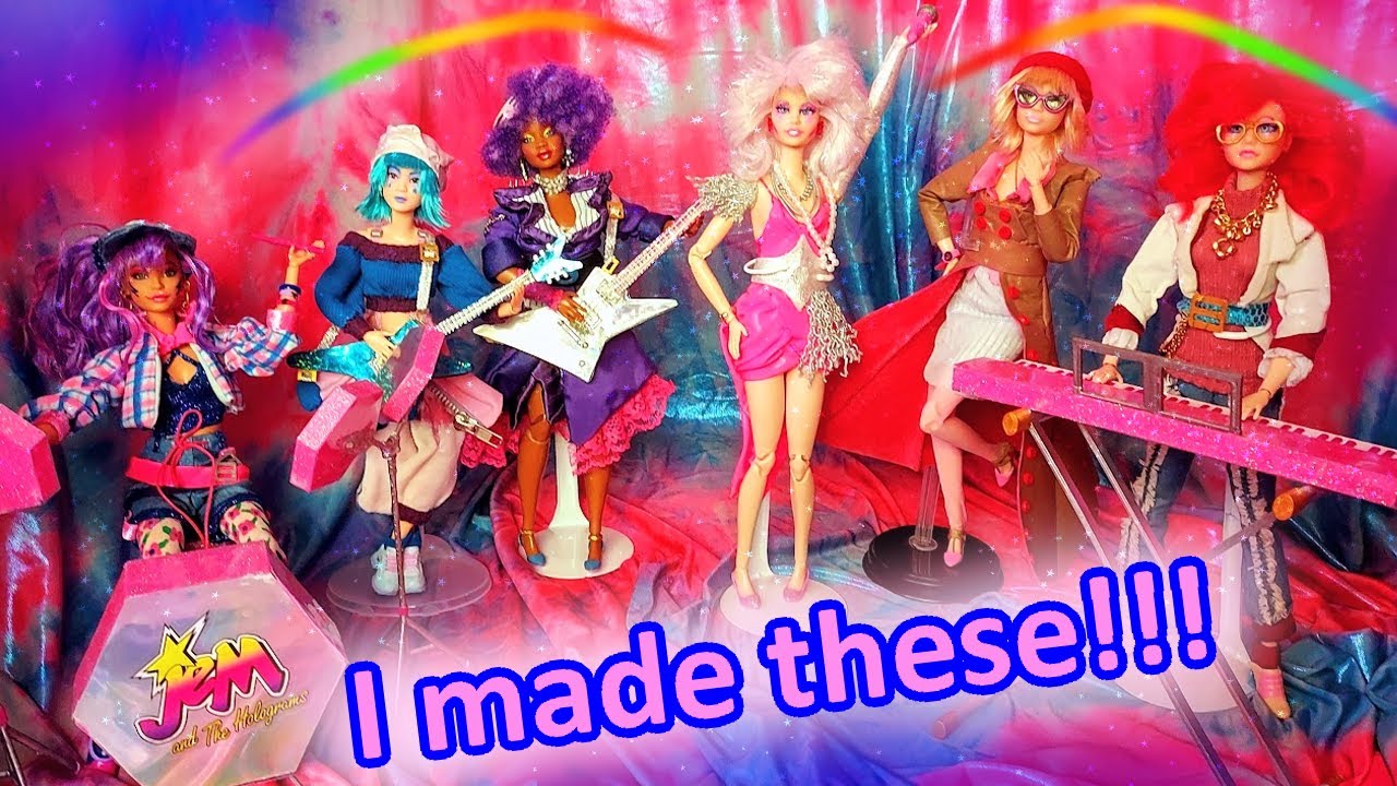 CREATING CUSTOM 40TH ANNIVERSARY JEM AND THE HOLOGRAMS DOLLS!!! (Part 1/2)