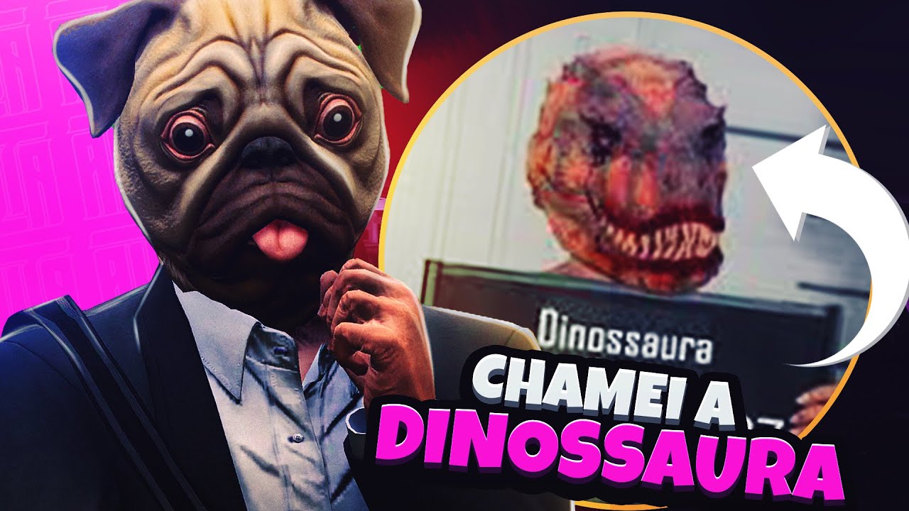 CHAMEI A DINOSSAURA PRA TROLAR! - GTA V ROLEPLAY CIDADE ALTA RP