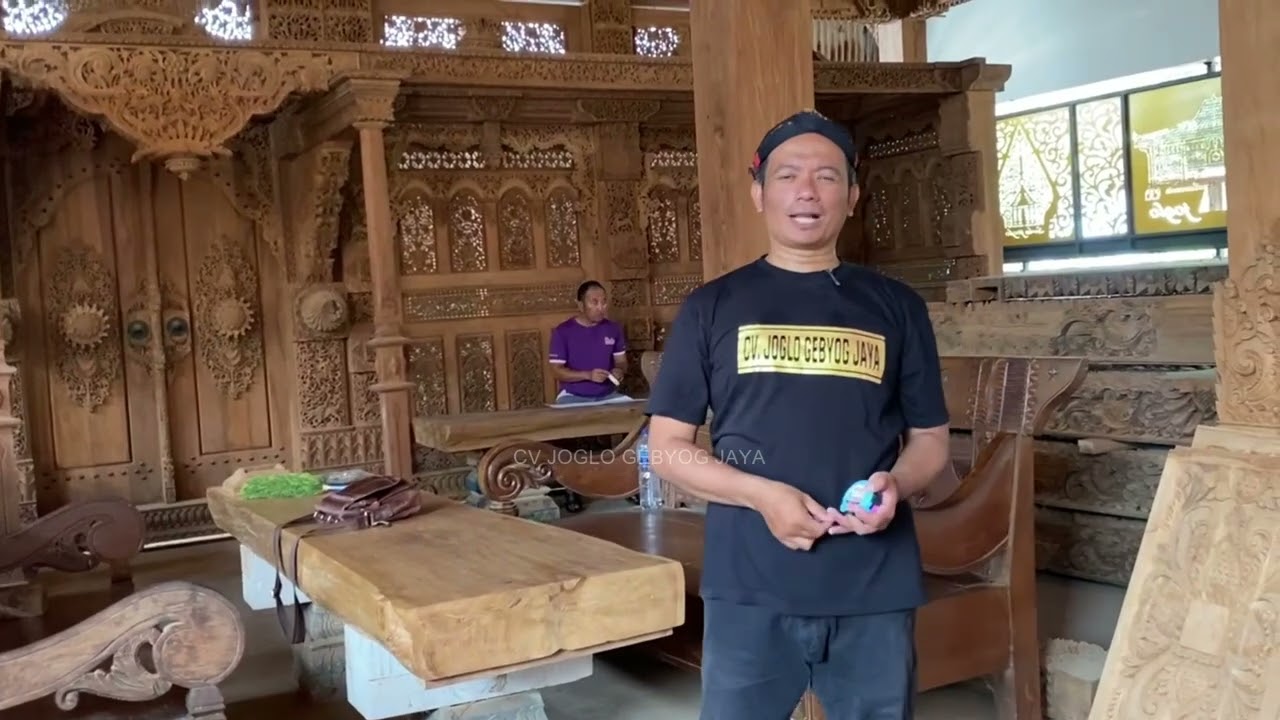 PENDOPO JOGLO KEMBAR SOKO 40CM MUKA 12M X 10M