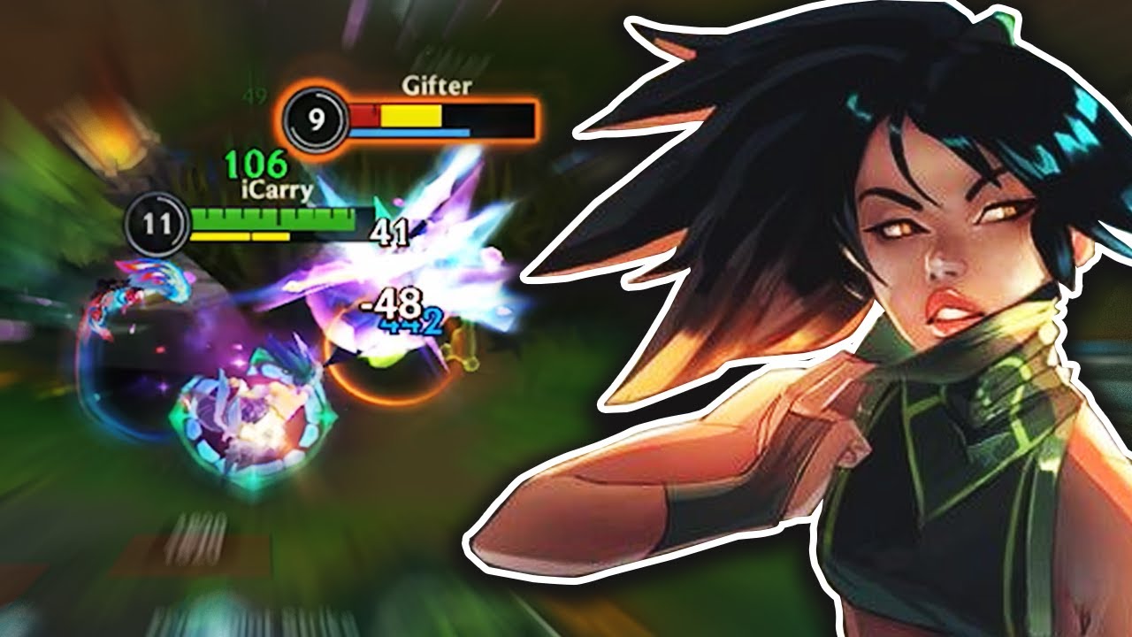 Wild Rift Akali is OP 19 Kills! The Carry