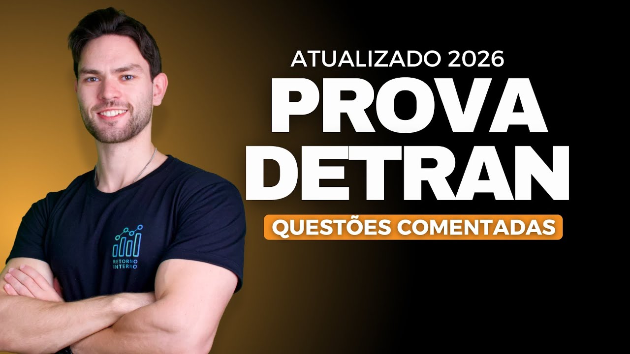 Prova Teórica do Detran 2026 - 30 Questões que DESPENCAM nas Provas