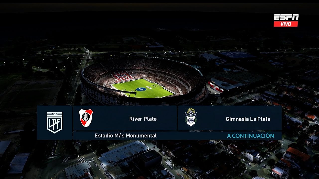 River Plate VS Gimnasia LP Jornada 2 Liga ARG Apertura 2026 DP PES 21 28 01 2026
