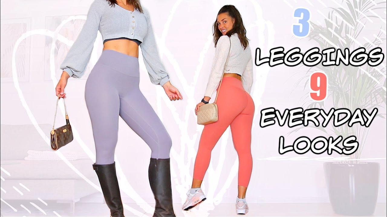 How to STYLE your LEGGINGS for an EVERYDAY LOOK! 🌸