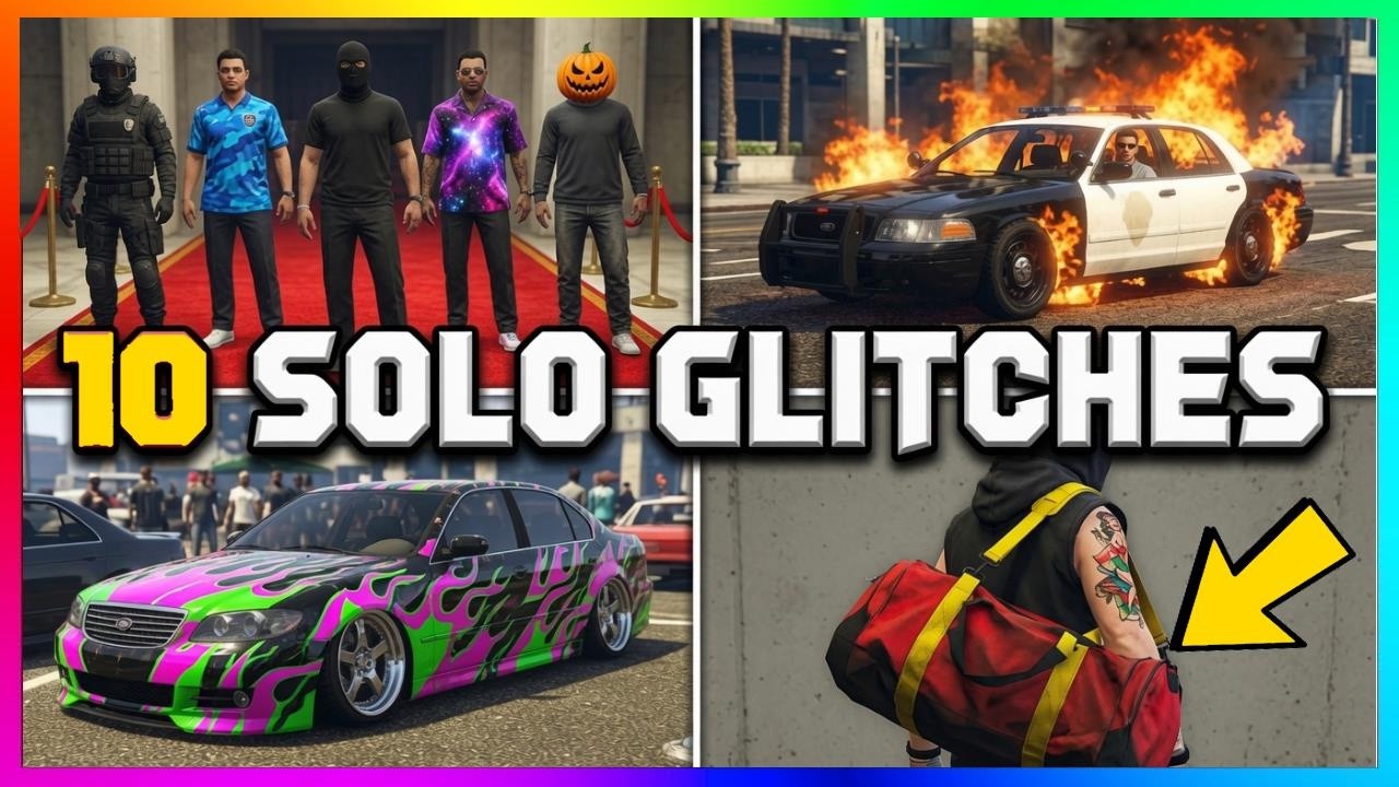 10 Solo Glitches In GTA 5 Online!