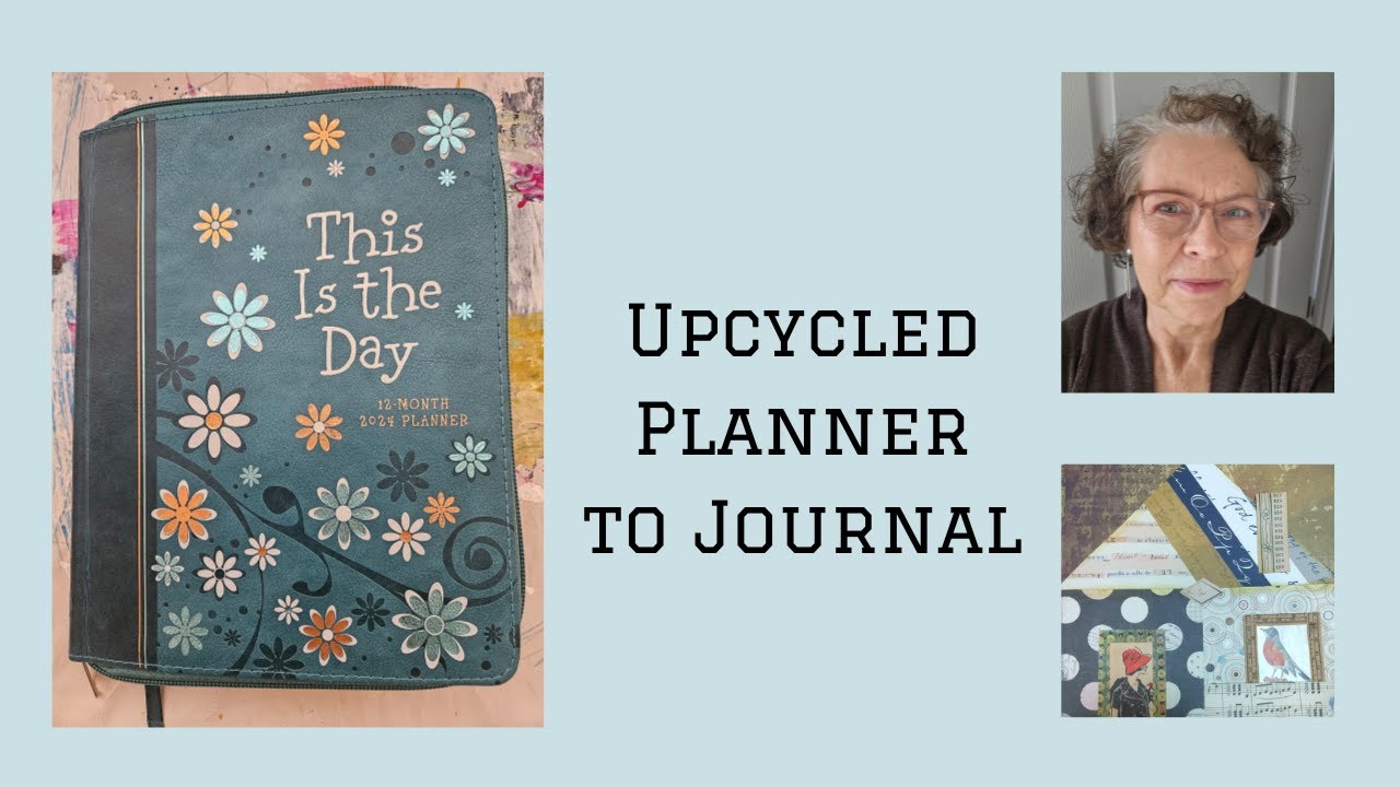 Upcycled Planner to Journal!