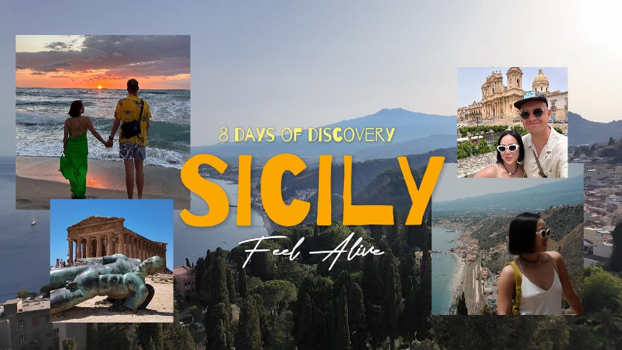 8 days in Sicily vlog 🇮🇹 | Must visit Taormina, Cefalu, Agrigento! Visit Italy every year in summer!