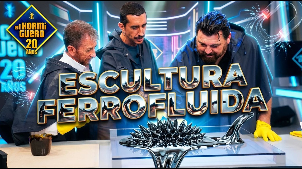 El arte se vuelve magnético: las esculturas ferrofluidas - Ciencia - El Hormiguero