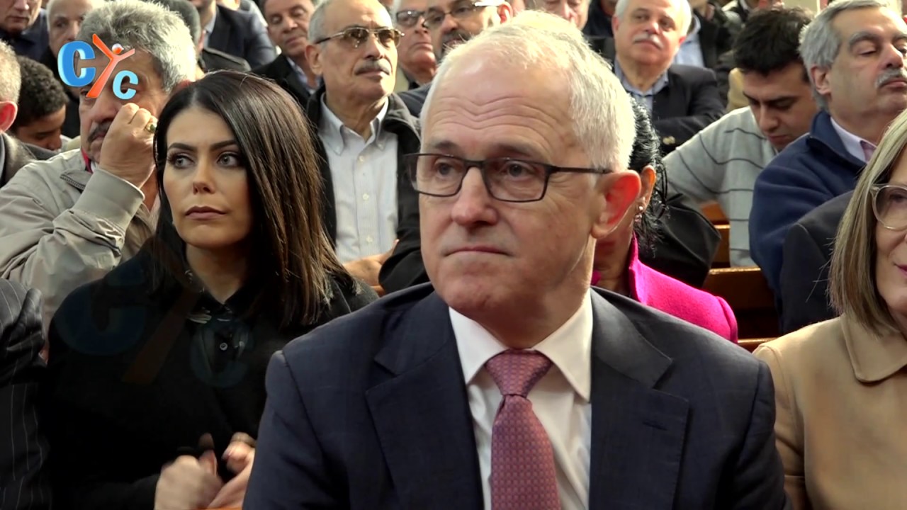 Australian Prime Minister's visit to St. Mark Church Sydney.