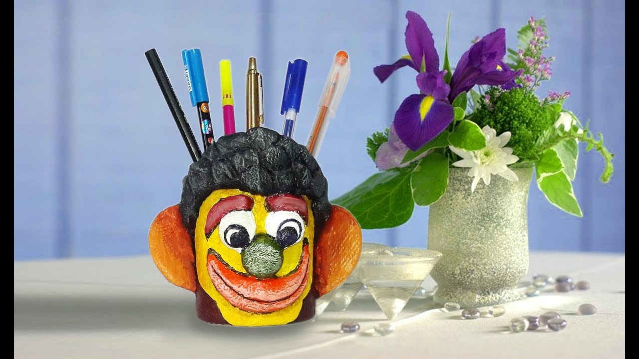 how to make pen stand at home | Best Out of Waste Idea | Pen/Pencil Holder Craft Ideas