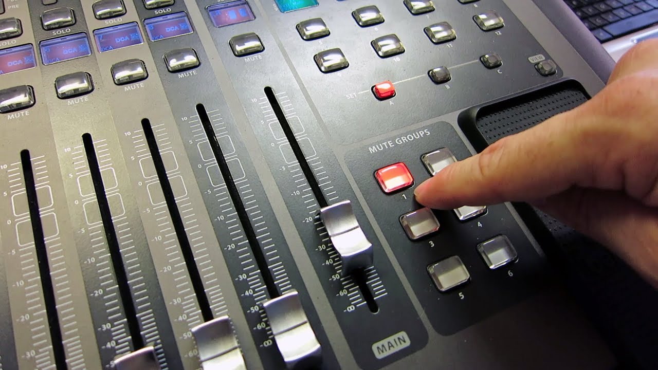 CONSOLA DE AUDIO DIGITAL BEHRINGER X32 - GRUPOS DE MUTE (MUTE GROUPS)
