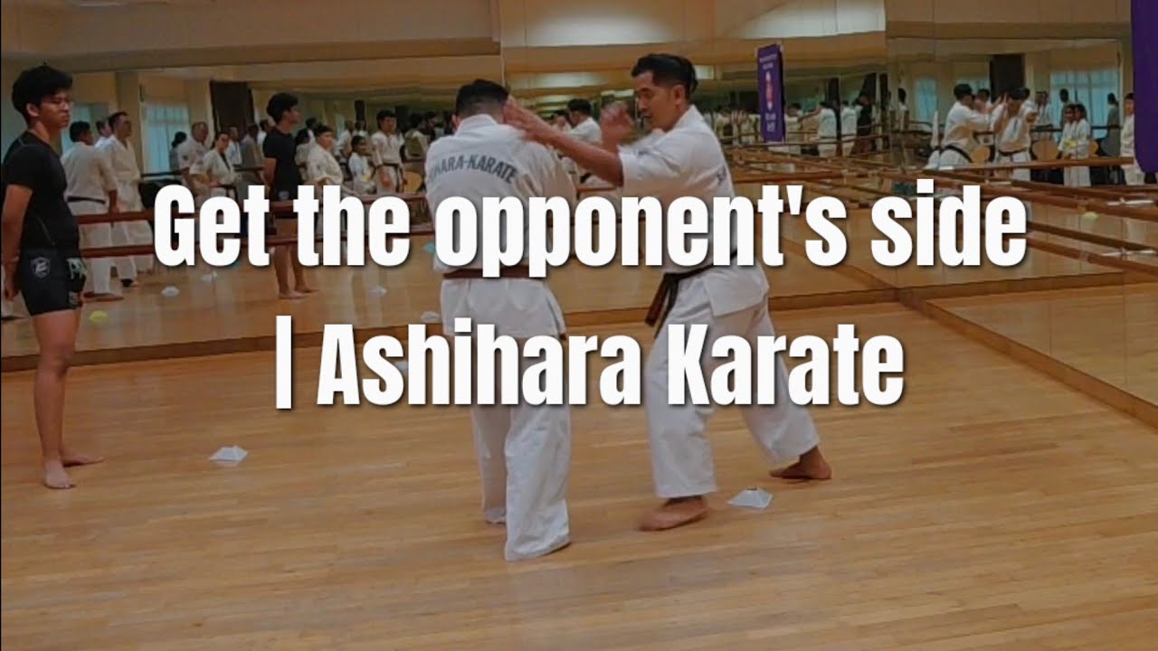 How to get the opponent's side | Ashihara Karate 