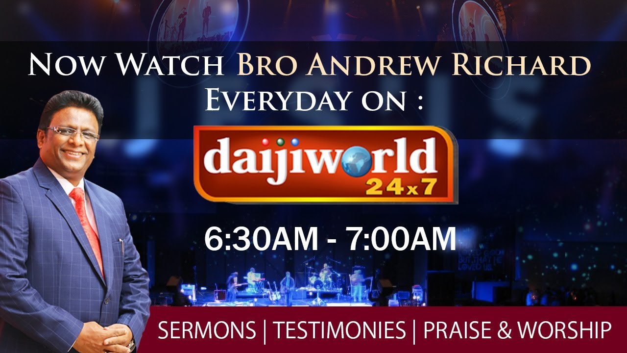 Grace Ministry Mangalore:  Now Watch Bro Andrew Richard on Daijiworld 24x7 TV