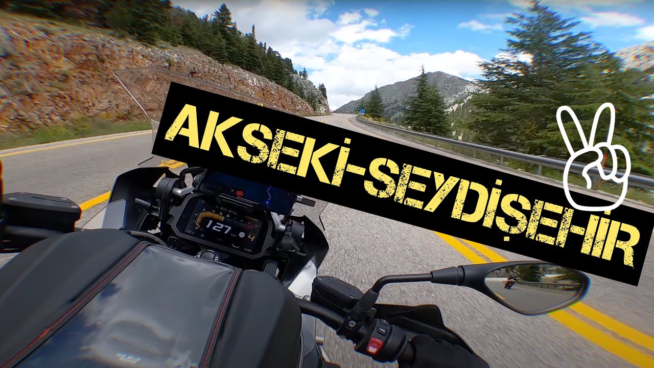 Akseki-Seydişehir | Antalya'dan Konya'ya Muhteşem Rota | Manzara 💯👍 | BMW R 1250 GS Adventure | 4K