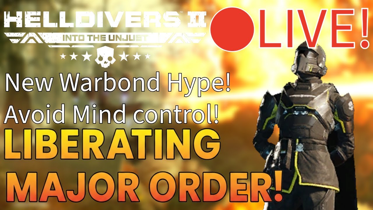 Helldivers 2 | Mind Control? Liberating Bug planets for Major order! Warbond Hype!