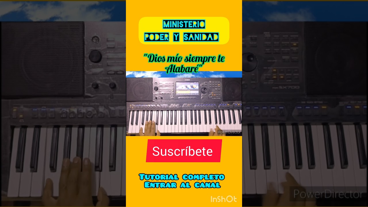PODER Y SANIDAD #viral #alabanzascristianas #yamahapsrsx700 #tutorialescristianos
