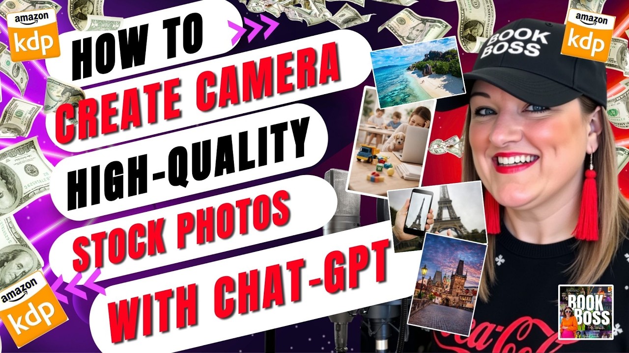 How to create Camera Quality Stock Images and Photos using Chat GPT and save over $150 a month!