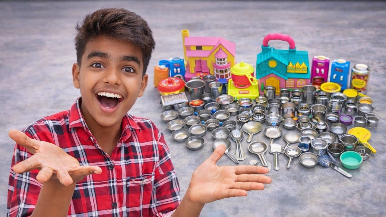8:35 Minutes Satisfying with Unboxing Hello Kitty Kitchen Set | Unboxing Miniature Kitchen Set ASMR
