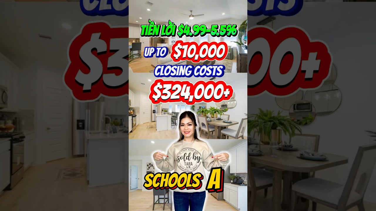 Richmond TX | Nh&agrave; $324,000 Khu TRƯỜNG TỐT, CHO $10,000 tiền closing | Nh&agrave; Đẹp Hoa Kỳ