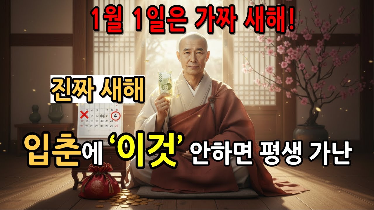 진짜 새해는 아직 안 왔다! 입춘 전후 7일, 돈복 터지는 황금시간 놓치지 마세요