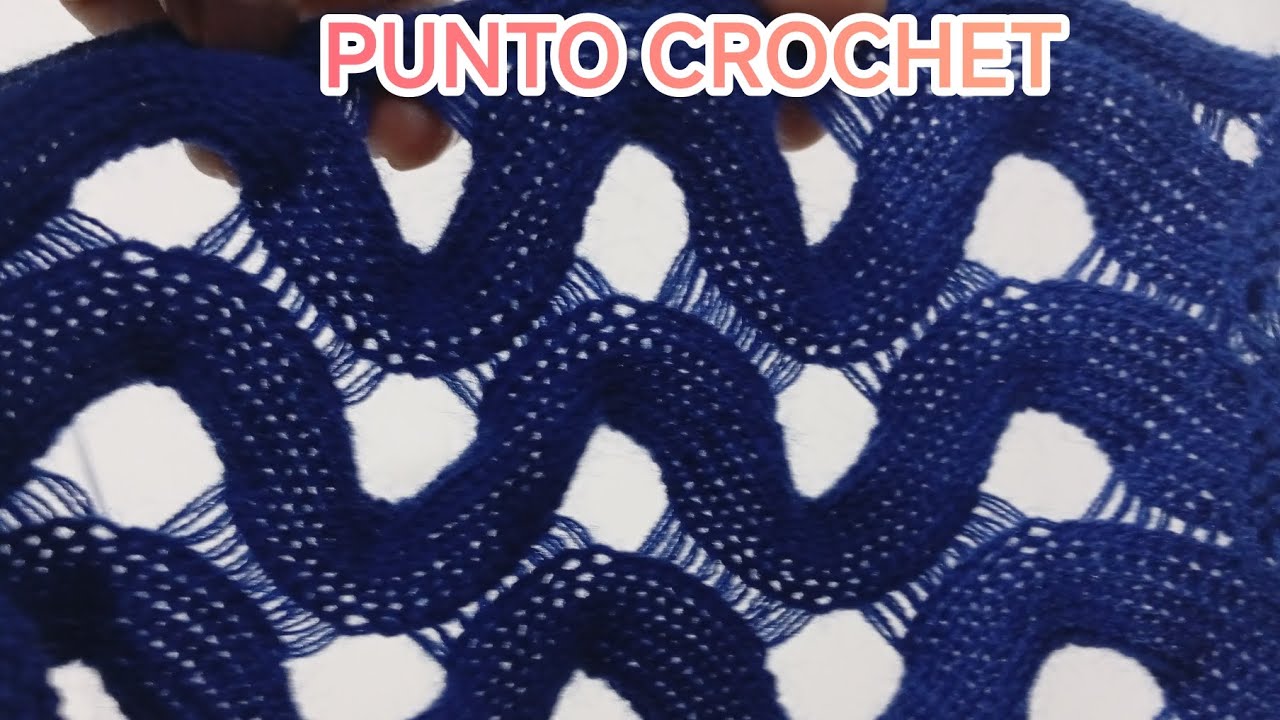 PUNTO CROCHET EN MÁQUINA DE TEJER