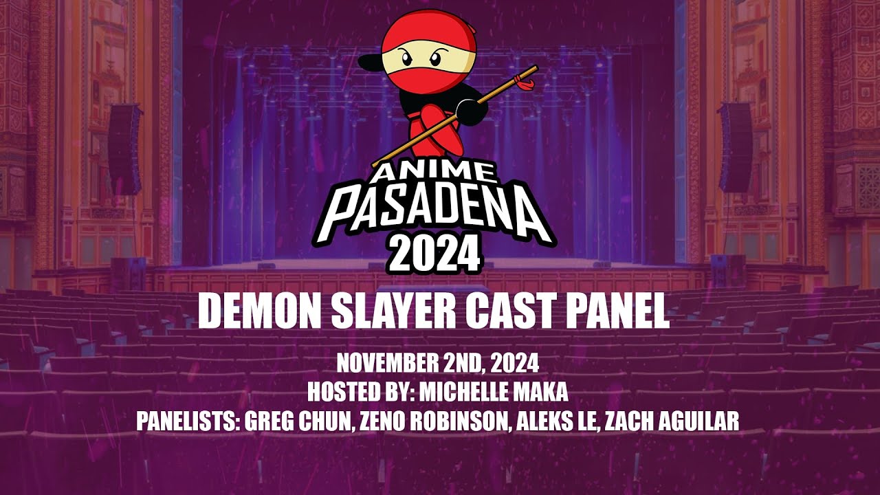 Demon Slayer Cast Panel at Anime Pasadena 2024