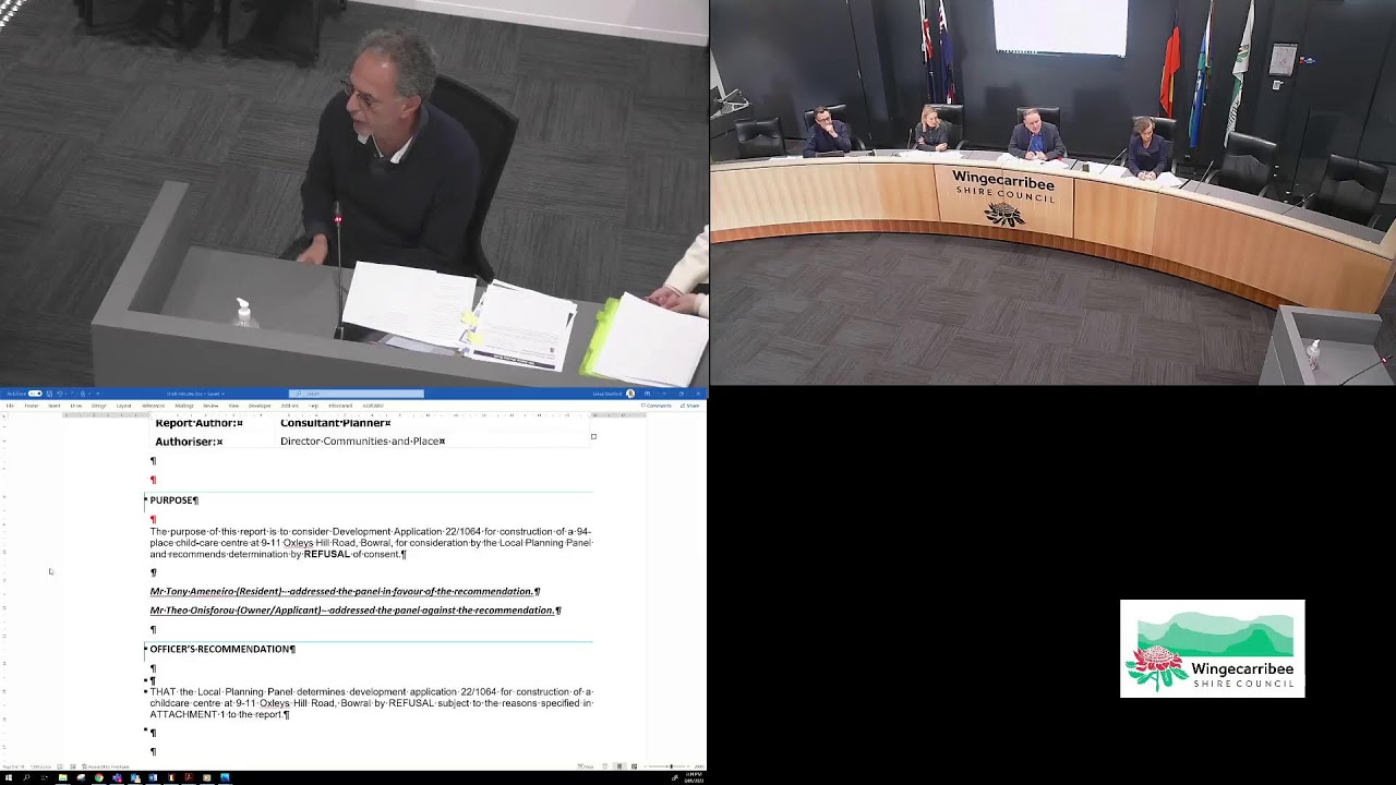 Planning Panel Meeting 3 May 2023 - Part 1