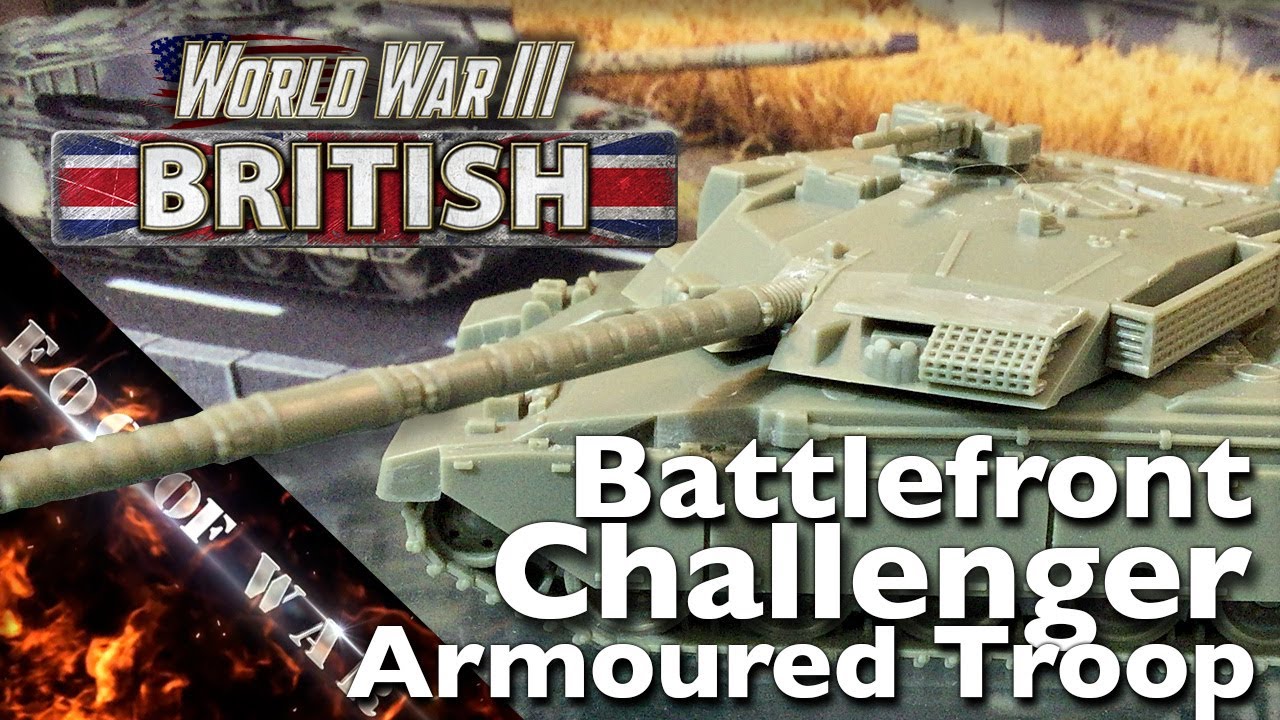 Review | Battlefront Challenger Armoured Troop 1/100 (15mm) | Team Yankee