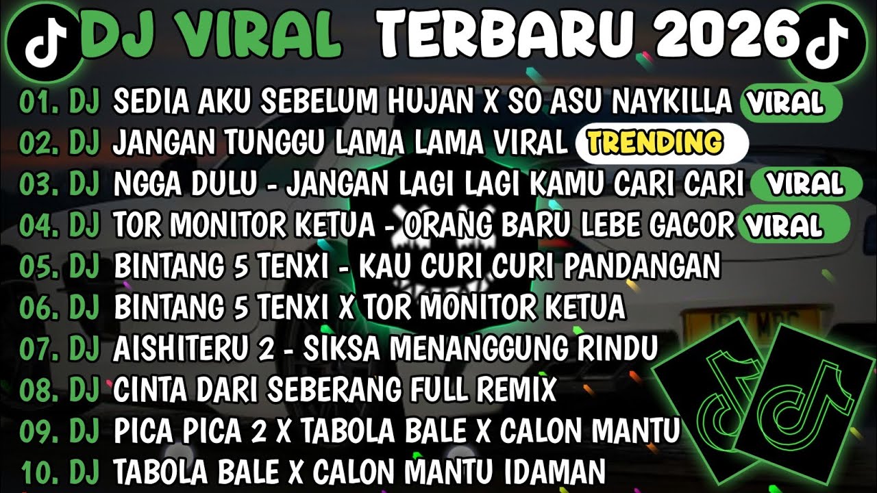 DJ TIKTOK TERBARU 2026🎵DJ SEDIA AKU SEBELUM HUJAN X SO ASU NAYKILLA🎵DJ JANGAN TUNGGU LAMA LAMA
