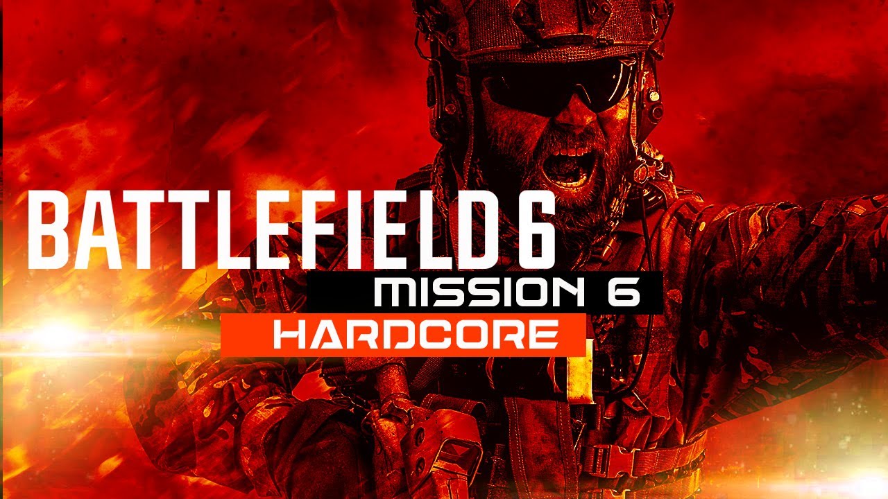 Battlefield 6 Campaign Mission 6. Hardcore Difficulty (No Commentary)