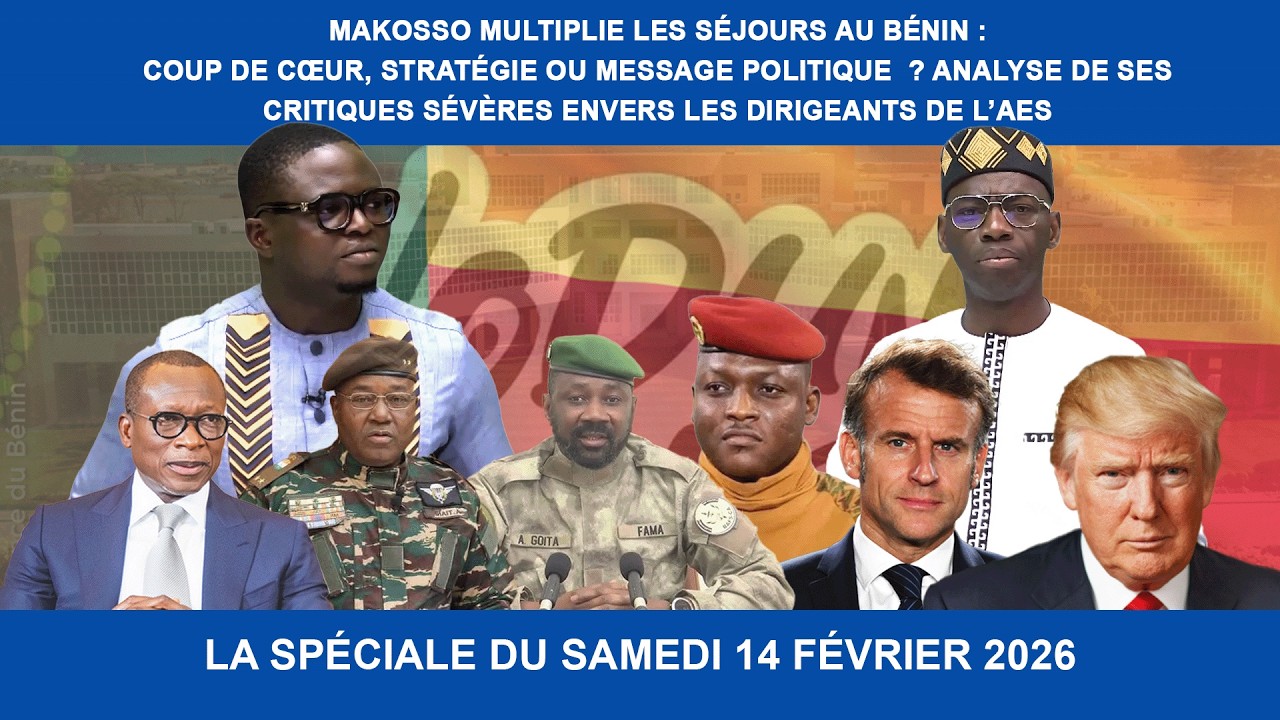 LA SPÉCIALE DU SAMEDI 14 FEVRIER 2026 AVEC CAMILLE MAKOSSO