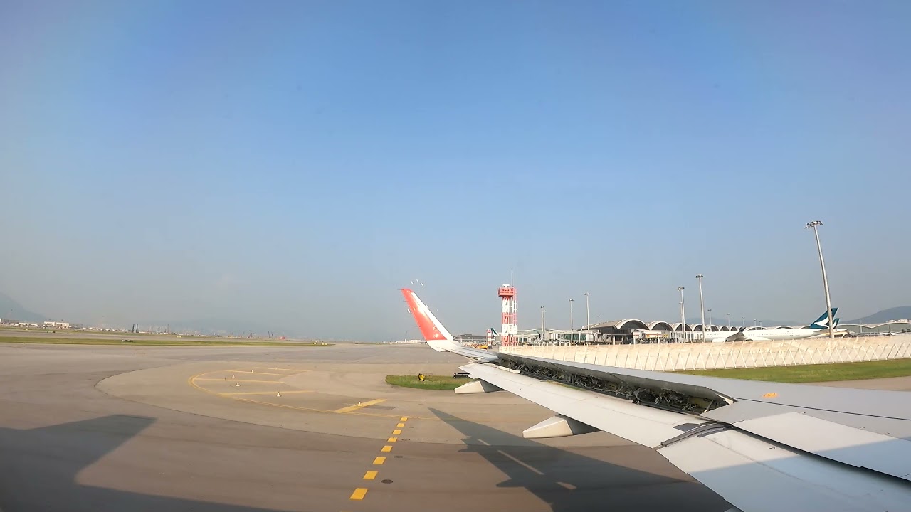 香港快運航空 UO110@A320 NEO 香港國際機場(HKG)去桃園國際機場(TPE)