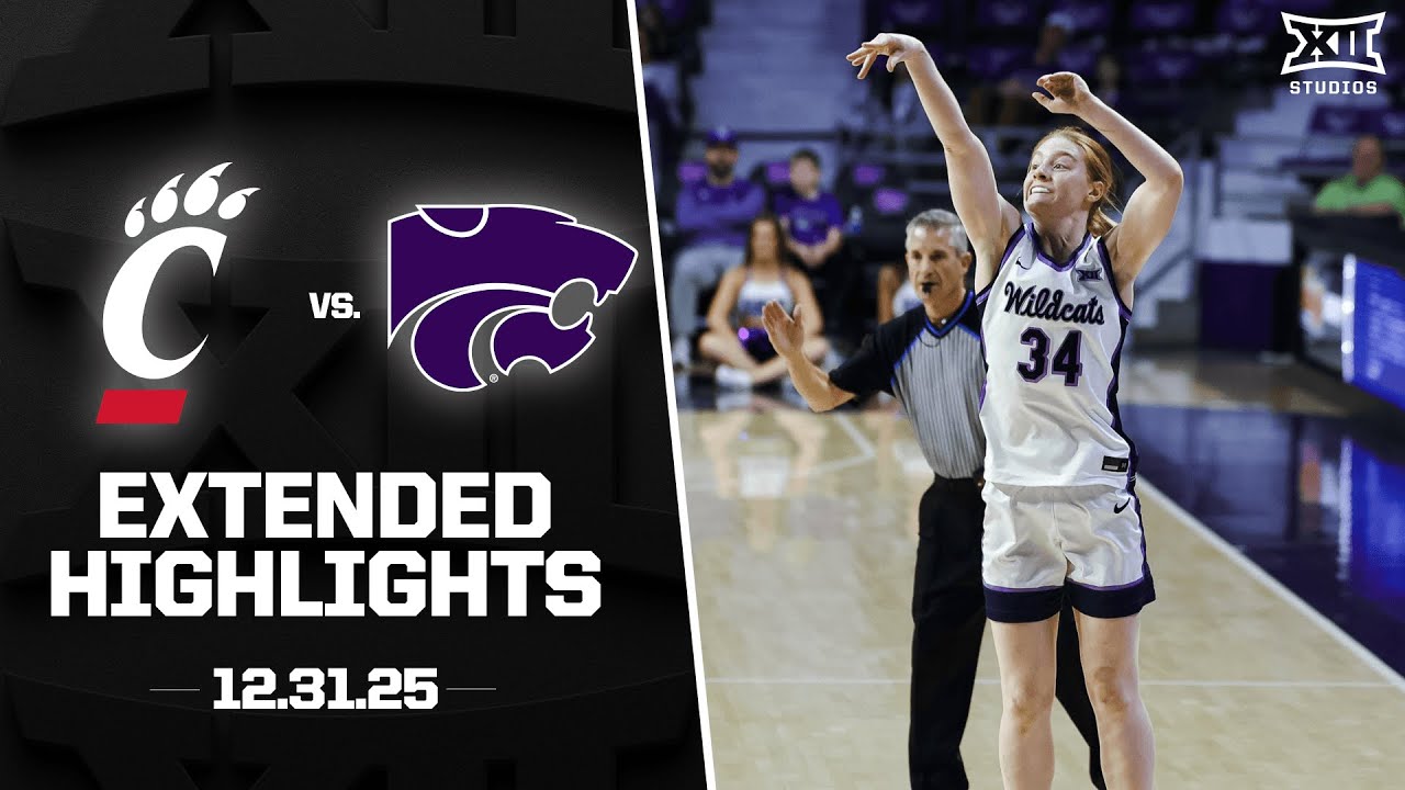 Cincinnati vs. Kansas State Extended Highlights | 2025-26 Big 12 Women's Basketball