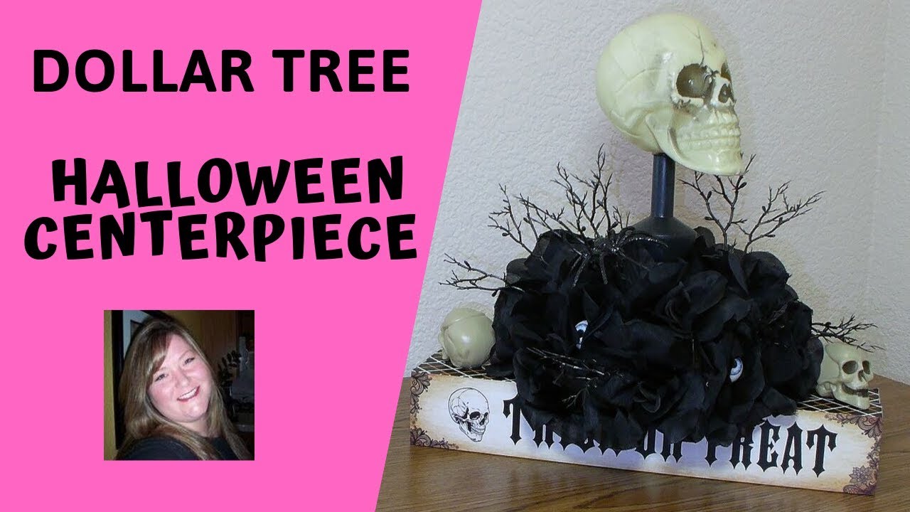 Quick & Easy Halloween Centerpiece ~ Dollar Tree DIY