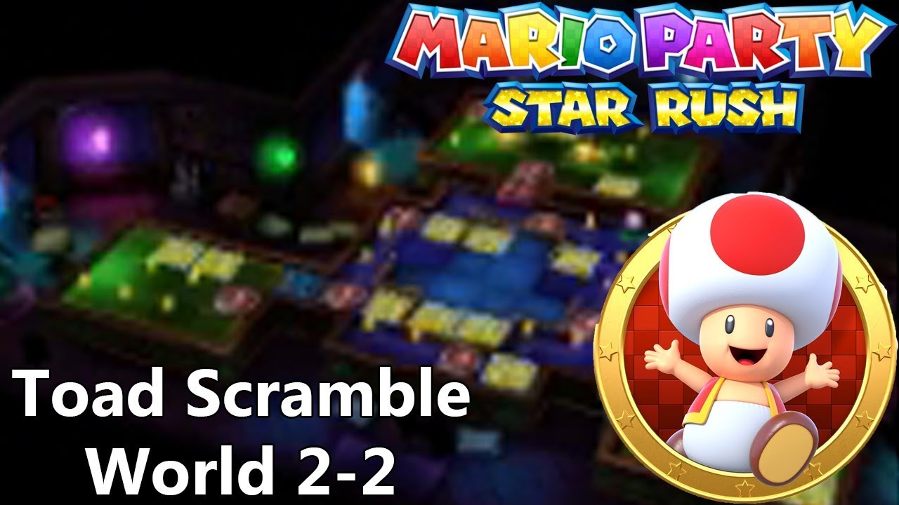 Slim играет в Mario Party: Star Rush — Toad Scramble (World 2-2)