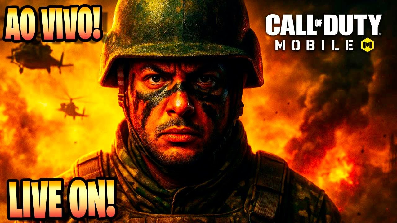 🔥LIVE  DE  CALL OF DUTY  MOBILE  ❗PIX