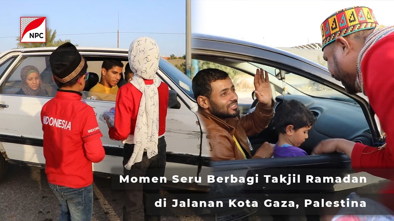 SUASANA NGABUBURIT BULAN RAMADAN DI KOTA GAZA, PALESTINA