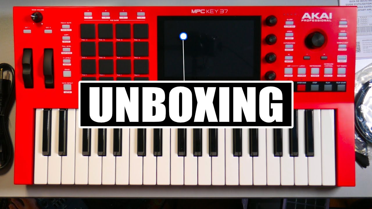 Akai MPC KEY 37 UNBOXING