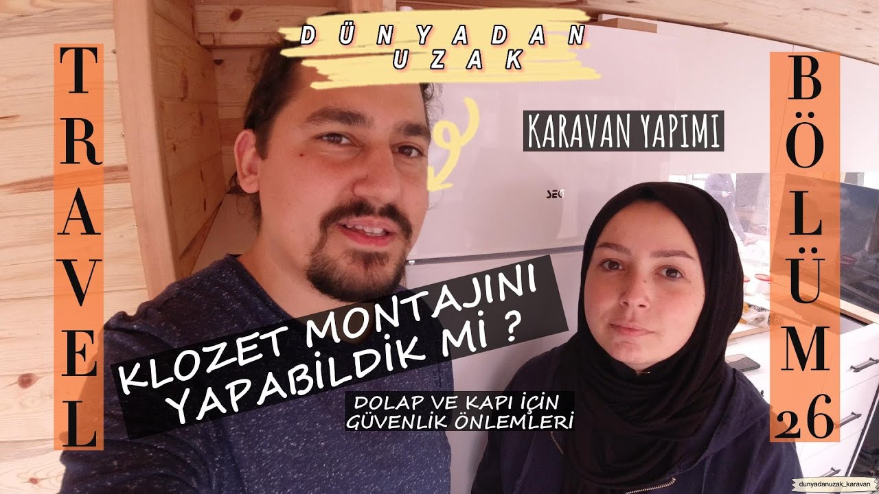 KARAVAN YAPIMI 26 | KLOZET MONTAJINI YAPABİLDİK Mİ ? KAPI DOLAP GÜVENLİK ÖNLEMLERİ | İVECO EUROBUS |