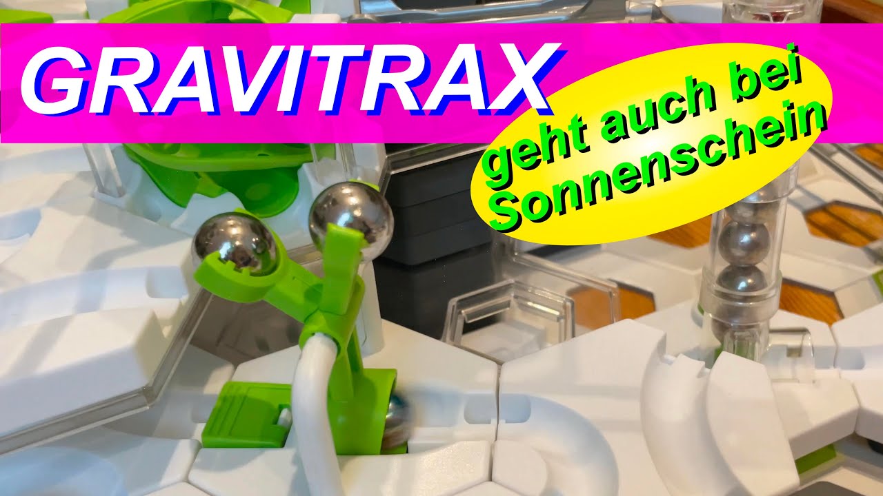 GRAVITRAX geht immer - auch bei schönem Wetter
