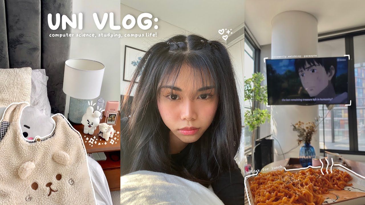 uni vlog 🎧☁️: computer science at unsw, campus life, lots of studying, etc!