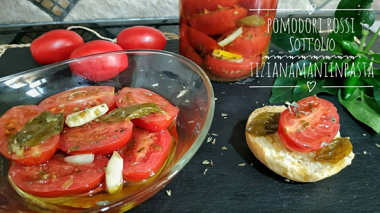 POMODORI ROSSI SOTT'OLIO🍅