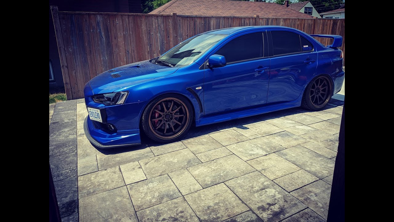Evo X  Stop Tech Stainless Steel Brake line Install