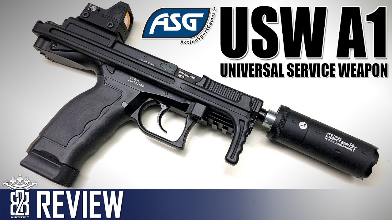 ASG B&T USW-A1 Universal Service Weapon GBB Airsoft Review - Deutsch