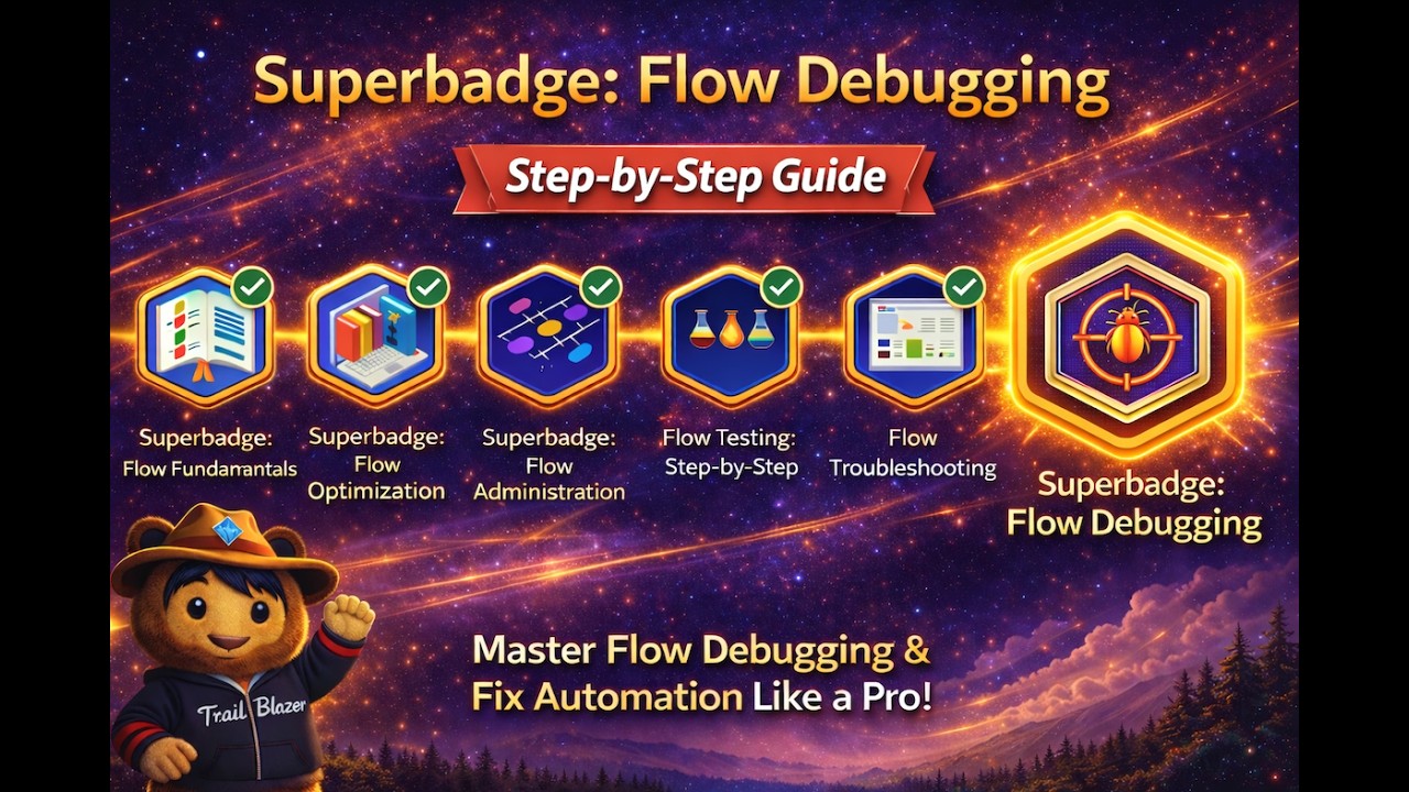 Superbadge: Flow Debugging - Learning Trailhead Superbadges