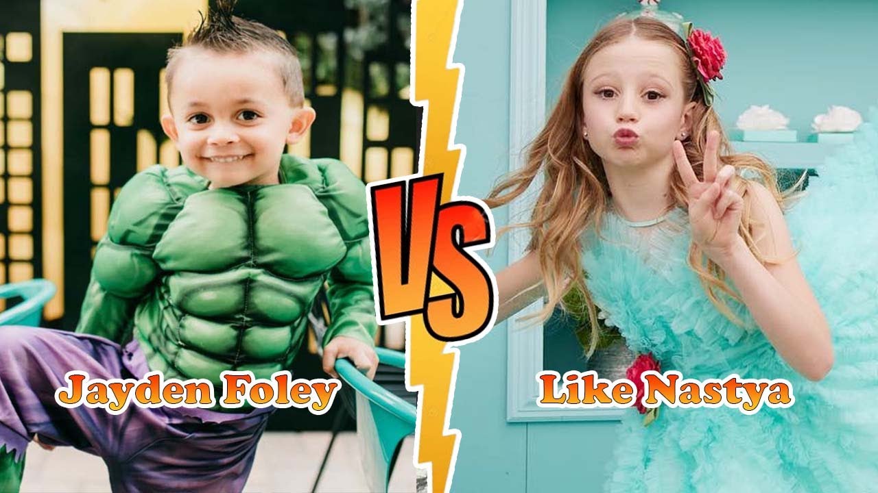Like Nastya VS Jayden Foley (TAll In The Foley Family) Transformation 👑 New Stars From Baby To 2023